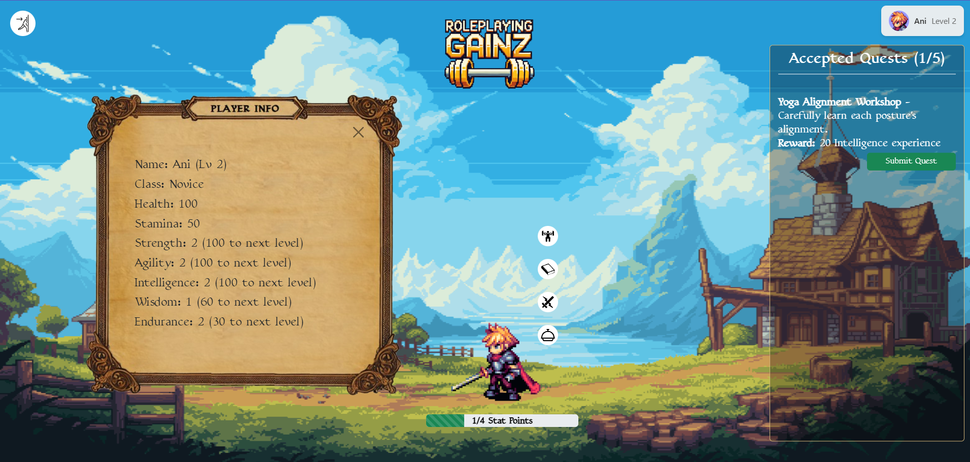 RoleplayingGainz (RPGz) screenshot 1